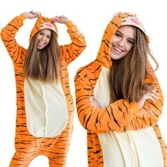 Onesie Kigurumi pidžama Tīģeris maskēšanās kostīms M: 155 - 165cm cena un informācija | Naktskrekli, pidžamas | 220.lv