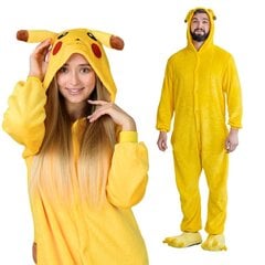 Onesie Кигуруми Пижамы Покемон Пикачу Маскировка Костюм S: 145-155 см цена и информация | Женские пижамы, ночнушки | 220.lv