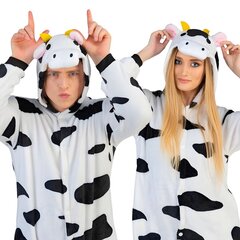 Onesie Kigurumi pidžama Govs maskēšanās kostīms M: 155-165cm cena un informācija | Naktskrekli, pidžamas | 220.lv