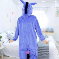 Pidžama Onesie Kigurumi Kostīms Pārģērbšanās ēzeļa Eyore S: 145-155cm cena un informācija | Naktskrekli, pidžamas | 220.lv