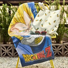 Пляжное полотенце Dragon Ball Z Vegeta Super Saiyan из микрофибры 70x140 см цена и информация | Полотенца | 220.lv