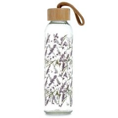 Stikla ūdens pudele - Lavender Fields 500 ml cena un informācija | Ūdens pudeles | 220.lv