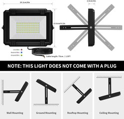 Sdaiv ‎TGD02 Smart RGB LED prožektors cena un informācija | Lukturi | 220.lv