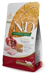 FARMINA N&D ANCESTRAL GRAIN CAT NEUTTERED - КУРИЦА ДЛЯ ВЗРОСЛЫХ 1,5 кг цена и информация | Сухой корм для кошек | 220.lv