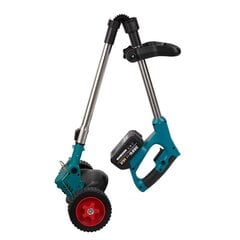 Электрическая газонокосилка ручная для Makita 18V аккумуляторная садовая газонокосилка с регулируемой длиной с 1 батареями. цена и информация | Газонокосилки | 220.lv