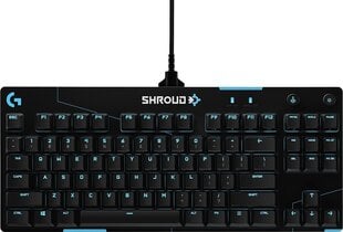 Logitech G Pro X Shroud Edition, GX Red, US цена и информация | Клавиатуры | 220.lv