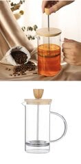 Tējkanna French-press, 350ml cena un informācija | Kafijas kannas, tējkannas | 220.lv