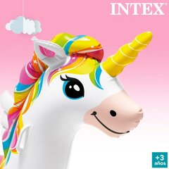 Piepūšamais matracis unicorn Intex 201x97x140 cm, balts cena un informācija | Piepūšamās rotaļlietas un pludmales preces | 220.lv