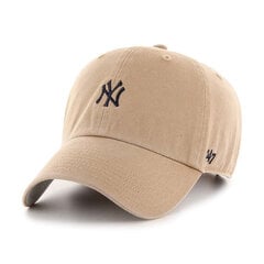 Mlb new york yankees base runn 47 brand b-bsrnr17gws-kha unisex smelio spalvos unisex beige B-BSRNR17GWS-KHA цена и информация | Женские шапки | 220.lv