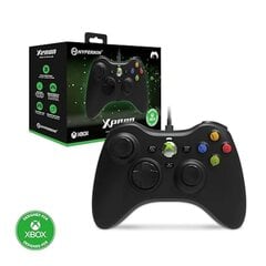 Проводной контроллер Hyperkin Xenon, официально лицензированная реплика Xbox 360, черный цена и информация | Джойстики | 220.lv