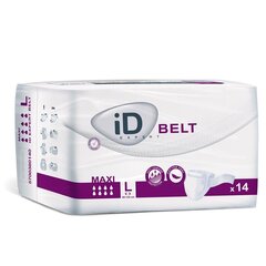 Подгузники Id Expert Belt Maxi L, 14 шт цена и информация | Подгузники, прокладки, одноразовые пеленки для взрослых | 220.lv