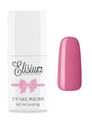 Hibrīda nagu laka Elisium UV Gel Polish 042 Rose Red, 8ml cena un informācija | Nagu lakas, stiprinātāji | 220.lv