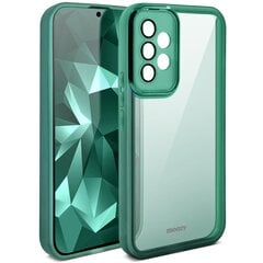 Moozy LumiCase Samsung Galaxy A52 4G, Samsung Galaxy A52 5G, Samsung Galaxy A52s 5G caurspīdīgs telefona vāciņš ar aizsardzību kameras objektīvam, Zaļš cena un informācija | Telefonu vāciņi, maciņi | 220.lv