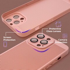 Moozy iPhone 15 Pro Max vāciņš ar ventilējošu dizainu VentiGuard Case, Rozā cena un informācija | Telefonu vāciņi, maciņi | 220.lv