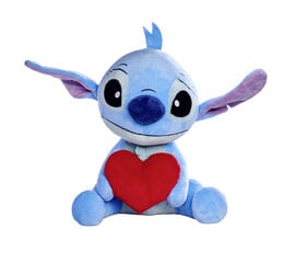 DISNEY мягкая игрушка STITCH с сердцем, 50cm цена и информация | Мягкие игрушки | 220.lv