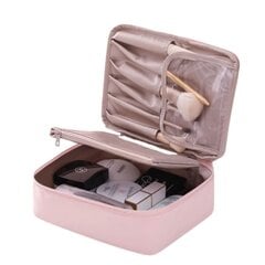 ECARLA Elegant Foldable Makeup Case - Элегантный складной косметический футляр пудрово-розового цвета цена и информация | Аксессуары для волос | 220.lv