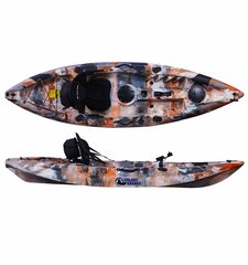 Kajaks, Galaxy Kayaks - Rider, oranžs/kamuflāža, 130kg цена и информация | Лодки и байдарки | 220.lv