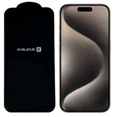 Evelatus Corning Gorilla Ultra 10X Super Izturīgs 3D aizsargstils priekš Apple iPhone 15 Pro Max cena un informācija | Ekrāna aizsargstikli | 220.lv