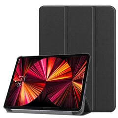 iLike Tri-Fold Plāns Eko-Ādas Statīva Maks Galaxy Tab S9 Ultra 14.6'' X910 / X916B / X918N (2023) Melns cena un informācija | Somas, maciņi | 220.lv