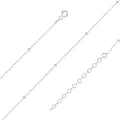 Серебряная цепочка 1.4mm 0009218400130 цена и информация | Украшения на шею | 220.lv