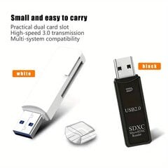 Piedāvājiet 1.0 USB3.0 un USB2.0 Mini SD karšu lasītāju cena un informācija | Adapteri un USB centrmezgli | 220.lv