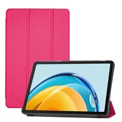 iLike Tri-Fold Plāns Eko-Ādas Statīva Maks Samsung S6 Lite 10.4'' P610 P615 / P613 P619 (2022) Koraļļu rozā cena un informācija | Somas, maciņi | 220.lv