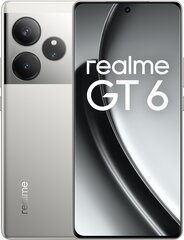 Realme GT6 5G 16/512GB Fluid Silver cena un informācija | Mobilie telefoni | 220.lv