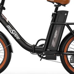 Elektriskais velosipēds Onesport OT16 20", brūns cena un informācija | Elektrovelosipēdi | 220.lv