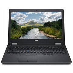 DELL E5580 15.6 1920x1080 i5-6300U 8GB 512SSD WIN10Pro RENEW cena un informācija | Portatīvie datori | 220.lv