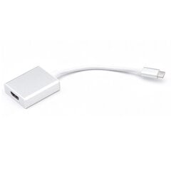 iLike HD2 USB-C Spraudnis uz HDMI 4K Ligzdas Audio un Video Kabelis Adapteris 10cm - Konvertors Balts (OEM) cena un informācija | Adapteri un USB centrmezgli | 220.lv