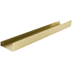 Vannas istabas plaukts SF02 60cm gold brush cena un informācija | Vannas istabas aksesuāri | 220.lv