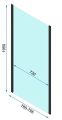 Rapid Slide stūra dušas kabīne matēts zelts цена и информация | Душевые кабины | 220.lv