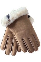 Sieviešu UGG Shorty Glove Ādas aitādas āda cena un informācija | Sieviešu cimdi | 220.lv