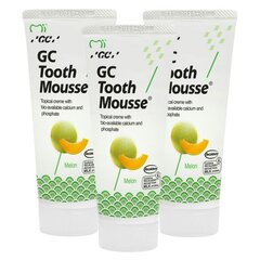 GC Tooth Mousse Recaldent remineralizējoša zobu pasta bez fluora, Melone, 35 ml (3 iepakojumi) cena un informācija | Zobu pastas, birstes | 220.lv