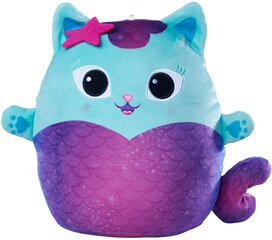 Gabi, nāras talismans Super mīksts MerCat 30 cm Gabby's Dollhouse Cat House kaķu māja cena un informācija | Mīkstās (plīša) rotaļlietas | 220.lv