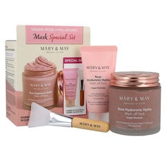 Mary&amp;May Vegan Hyaluronic Hydra wash off Mask Special Gift Set - Набор масок для лица с глубоким увлажнением и регенерацией цена и информация | Сыворотки для лица, масла | 220.lv