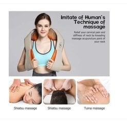 InnoGear M-3 Shiatsu Kakla masieris cena un informācija | Masāžas piederumi | 220.lv