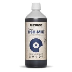 Organiskās zivju emulsijas mēslojums BioBizz Fish Mix, 250ml цена и информация | Жидкие удобрения | 220.lv