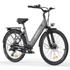 Elektriskais velosipēds HillMiles MileCity 26'', pelēks cena un informācija | Elektrovelosipēdi | 220.lv