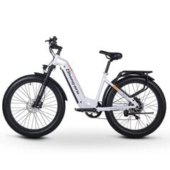 Elektriskais velosipēds Shengmilo MX06 26", balts cena un informācija | Elektrovelosipēdi | 220.lv