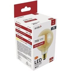 Avide LED spuldze 7W E27 G95 Amber Dimmable cena un informācija | Spuldzes | 220.lv