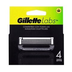 Gillette Labs skuvekļu asmeņi, 4 gab. komplekts cena un informācija | Skūšanās piederumi, kosmētika | 220.lv