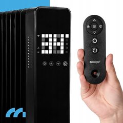 Электрический масляный радиатор Maltec с Wifi, 2500 Вт, черный цена и информация | Обогреватели | 220.lv