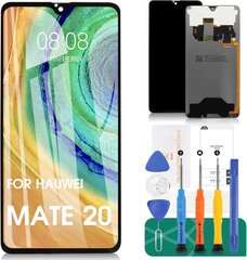 Huawei Mate 20 LCD ekrāna nomaiņas remonta komplekts (melns) cena un informācija | Ekrāna aizsargstikli | 220.lv