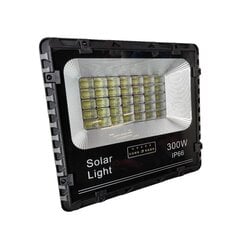 Jaudīgs - 300W LED āra prožektors ar saules bateriju - 420 diodes cena un informācija | Āra apgaismojums | 220.lv