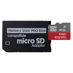 Micro SD Memory Stick Pro Duo adapteris cena un informācija | Atmiņas kartes mobilajiem telefoniem | 220.lv