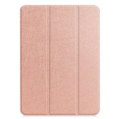 iLike Tri-Fold Тонкий Эко-кожанный Чехол Книжка Apple iPad 10.9'' 10t Gen (2022) Розовато Золотой цена и информация | Чехлы для планшетов и электронных книг | 220.lv