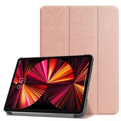 iLike Tri-Fold Тонкий Эко-кожанный Чехол Книжка Apple iPad 10.9'' 10t Gen (2022) Розовато Золотой цена и информация | Чехлы для планшетов и электронных книг | 220.lv