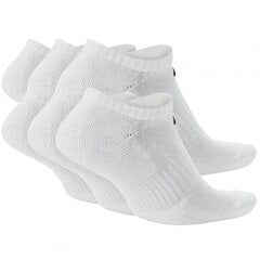 “Nike White Everyday Cushioned Socks 6 Pack SX7675-100 цена и информация | Мужские носки | 220.lv