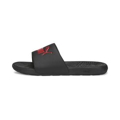 Puma Čības Vīriešiem Cool Cat 2.0 Black Red 389110 02 cena un informācija | Vīriešu iešļūcenes, čības, sandales | 220.lv